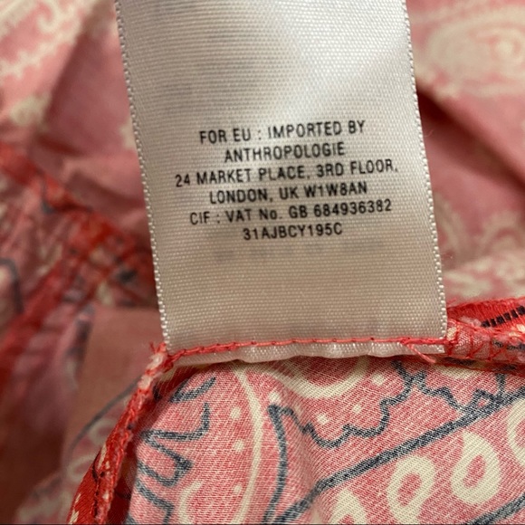 Anthropologie Holding Horses Bandana West Stable Dress 6 - Picture 11 of 13